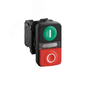 КНОПКА 22ММ ДВОЙНАЯ С МАРКИРОВКОЙ + LED XB5AW73731B5 | XB5AW73731B5 | Schneider Electric 6