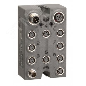 Модуль дискретный CANopen IP67 8 входов/выходов разъемы М8 - фото 3