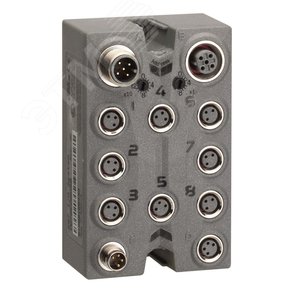 Модуль дискретный CANopen IP67 8 входов/выходов разъемы М8 - фото 4