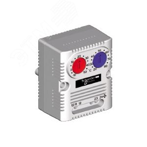 TЕРМОСТАТ C 2 РЕГУЛ. УСТАВКАМИ | NSYCCOTHD | Schneider Electric 6
