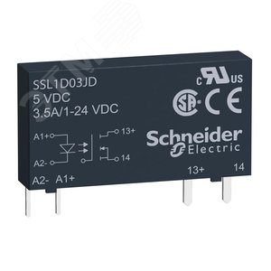 ТВЕРДОТЕЛЬНОЕ РЕЛЕ, 1 ФАЗА, 3,5 А | SSL1D03BD | Schneider Electric - фото 4