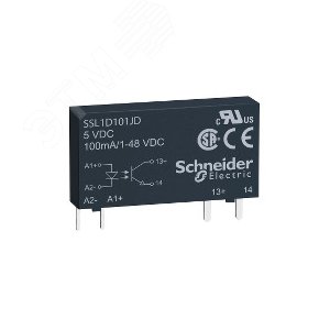 ТВЕРДОТЕЛЬНОЕ РЕЛЕ, 1 ФАЗА, 100мА | SSL1D101JD | Schneider Electric 6