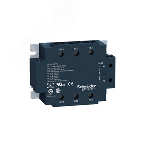 ТВЕРДОТЕЛЬНОЕ РЕЛЕ, 3 ФАЗЫ, 50А | SSP3A250BDR | Schneider Electric 3