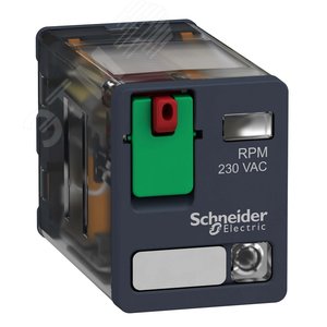 Реле 2CO светодиод 230В AC (RPM22P7) 3