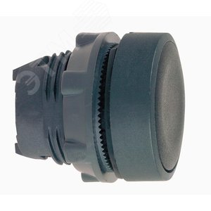 Головка кнопки с потайным толкателем черная (ZB5AA2) 3