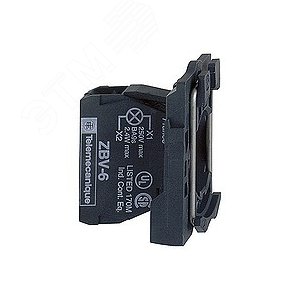 КОРПУС СИГН. ЛАМПЫ ПРЯМ.ПОДКЛ. ZB5AV6 | ZB5AV6 | Schneider Electric 6