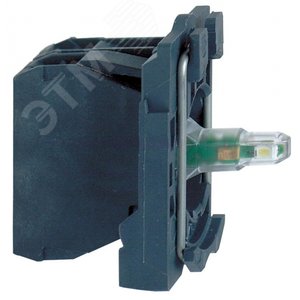 Корпус желтой кнопки 22мм с подсветкой 2