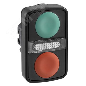 ГОЛОВКА КНОПКИ ДВОЙНАЯ БЕЗ МАРКИР + LED ZB5AW7A3740 | ZB5AW7A3740 | Schneider Electric 4