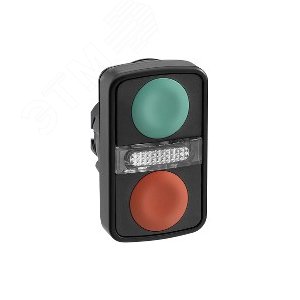 ГОЛОВКА КНОПКИ ДВОЙНАЯ БЕЗ МАРКИР + LED ZB5AW7A3740 | ZB5AW7A3740 | Schneider Electric 5