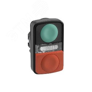 ГОЛОВКА КНОПКИ ДВОЙНАЯ БЕЗ МАРКИР + LED - фото 5