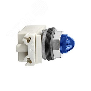 СИГНАЛЬНАЯ ЛАМПА 30ММ 24В СИНЯЯ 8