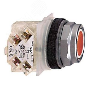 Кнопка утопленная красная 5