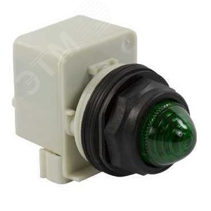 СИГН. ЛАМПА 30ММ 230В ЗЕЛЕНАЯ 7