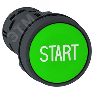 КНОПКА 22ММ ЗЕЛЕНАЯ С ВОЗВР 1НО "START" | XB7NA3133 | Schneider Electric 3