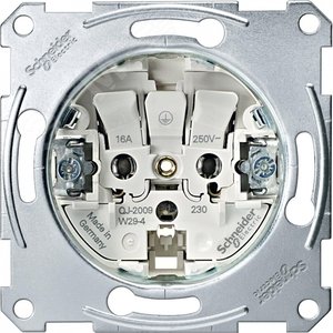 МЕХАНИЗМ РОЗЕТКИ Б/ЗАЗЕМЛ.КОНТ. | MTN2000-0000 | Schneider Electric 3