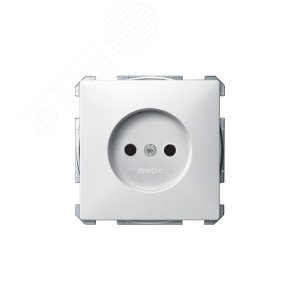 MERTEN Механизм розетки 16А б з/к с/шт. бел. QF SD | MTN2000-4019 | Schneider Electric - фото 5