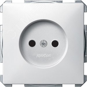 MERTEN Механизм розетки 16А б з/к с/шт. бел. QF SD | MTN2000-4019 | Schneider Electric - фото 4