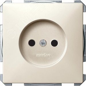 MERTEN Механизм розетки 16А б з/к с/шт. беж. QF SD | MTN2000-4044 | Schneider Electric - фото 2