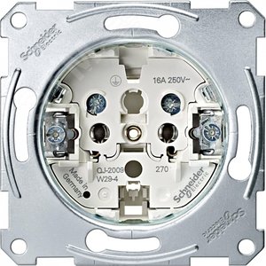 Механизм розетки без заземляющего контакта (MTN2001-0000) 2