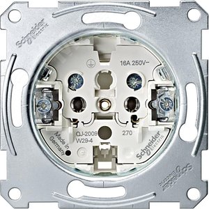 Механизм розетки без заземляющего контакта (MTN2001-0000) 3