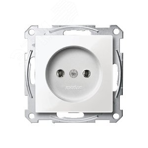 Sys M Розетка SCHUKO с/ш белая 7