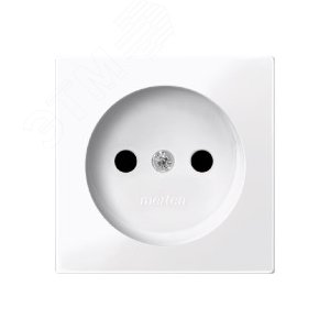 Центральная плата для механизмов розеток без заземляющих контактов белый 7