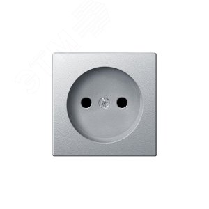 Центральная плата для механизмов розеток без заземляющих контактов алюминий (MTN2030-0460) 6