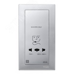 ЦЕНТР.ПЛАТА РОЗЕТКИ Д/ЭЛЕКТРОБРИТВЫ АЛЮМ | MTN213560 | Schneider Electric - фото 5