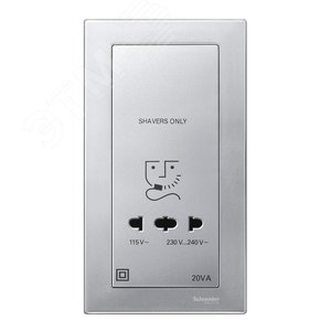 Рамка 2 поста M-PLAN без перегородки алюминий (MTN488860) 6