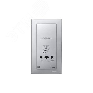 ЦЕНТР.ПЛАТА РОЗЕТКИ Д/ЭЛЕКТРОБРИТВЫ АЛЮМ | MTN213560 | Schneider Electric - фото 9
