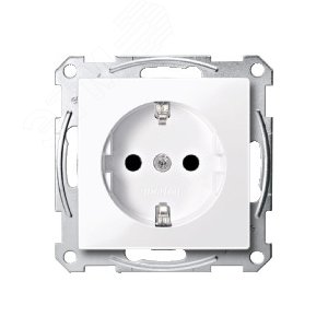 Механизм розетки Schuko с о шторками белый (MTN2300-0325) - фото 7