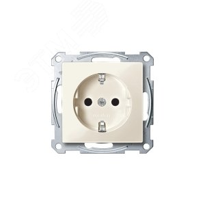 Механизм розетки Schuko бежевый (MTN2300-0344) - фото 4