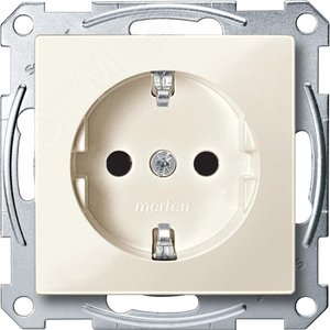 Механизм розетки Schuko бежевый (MTN2300-0344) - фото 3
