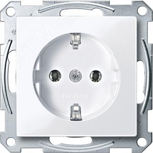 Механизм розетки Schuko белый (MTN2301-0325)