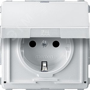 МЕХ. РОЗ.SCHUKO С КРЫШКОЙ С З/Ш,БЕЛЫЙ | MTN2310-7219 | Schneider Electric - фото 2