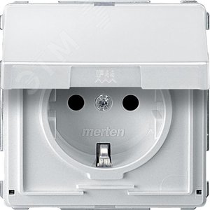 МЕХ. РОЗ.SCHUKO С КРЫШКОЙ С З/Ш,БЕЛЫЙ | MTN2310-7219 | Schneider Electric - фото 4
