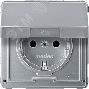 МЕХ. РОЗ.SCHUKO С КРЫШКОЙ С З/Ш,АЛЮМИНИЙ | MTN2310-7260 | Schneider Electric - фото 2