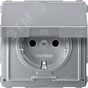МЕХ. РОЗ.SCHUKO С КРЫШКОЙ С З/Ш,АЛЮМИНИЙ | MTN2310-7260 | Schneider Electric - фото 3