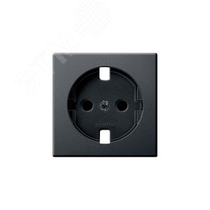 Центральная плата для механизмов розеток Schuko без устройств защиты антрацит (MTN2331-0414) 6