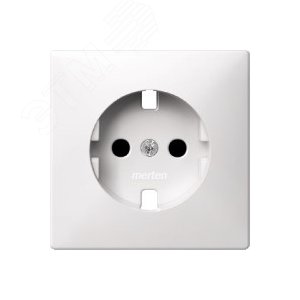 Центральная плата для механизма розетки Schuko белый - фото 7