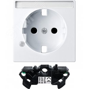 Ц.ПЛАТ.С П.Д/НАД.,М.ИНД.Л/РОЗ.SCHUKO А-Б | MTN2333-0325 | Schneider Electric - фото 2