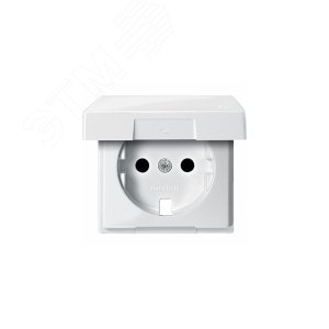 Центральная плата с крышкой для механизма розетки Schuko белый (MTN2340-0319) - фото 5