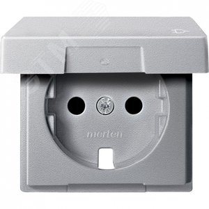 ЦЕНТР.ПЛАТА С КР.Д/МЕХ.РОЗ.SCHUKO АЛЮМ | MTN2340-0460 | Schneider Electric - фото 2