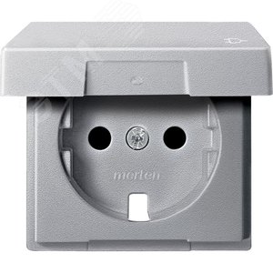 ЦЕНТР.ПЛАТА С КР.Д/МЕХ.РОЗ.SCHUKO АЛЮМ | MTN2340-0460 | Schneider Electric - фото 4