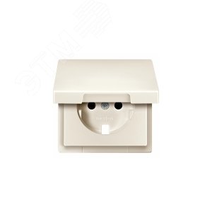 Центральная плата с крышкой для механизма розетки Schuko бежевый (MTN2340-4044) - фото 6