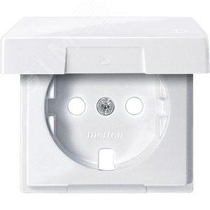 Центральная плата с крышкой для механизма розетки Schuko белый (MTN2341-0325) 4