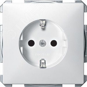 Механизм розетки Schuko с винтовыми зажимами белый (MTN2400-4019) - Schneider Electric