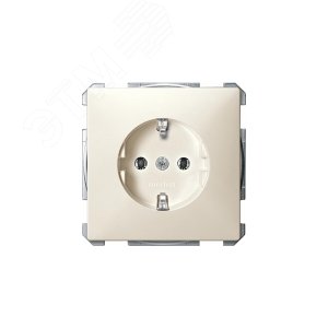 MERTEN Механизм розетки 16А с з/к б/ шт. беж. винт. зажимы QF SD | MTN2401-4044 | Schneider Electric 6