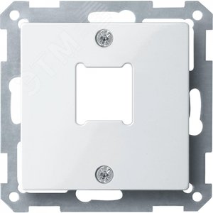 ЦЕНТР.ПЛАТА Д/РОЗ.RJ 11/RJ 45 1ПОСТ БЕЛ | MTN291519 | Schneider Electric - фото 2