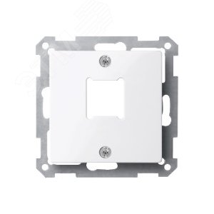Центральная плата для розетки RJ11/RJ45 1 пост белый (MTN291525) - фото 7